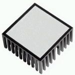 Heat Sink, Fin, Pin Fin Array, Omnidirect, Aluminum, Anodized, ROHS COMPLIANT