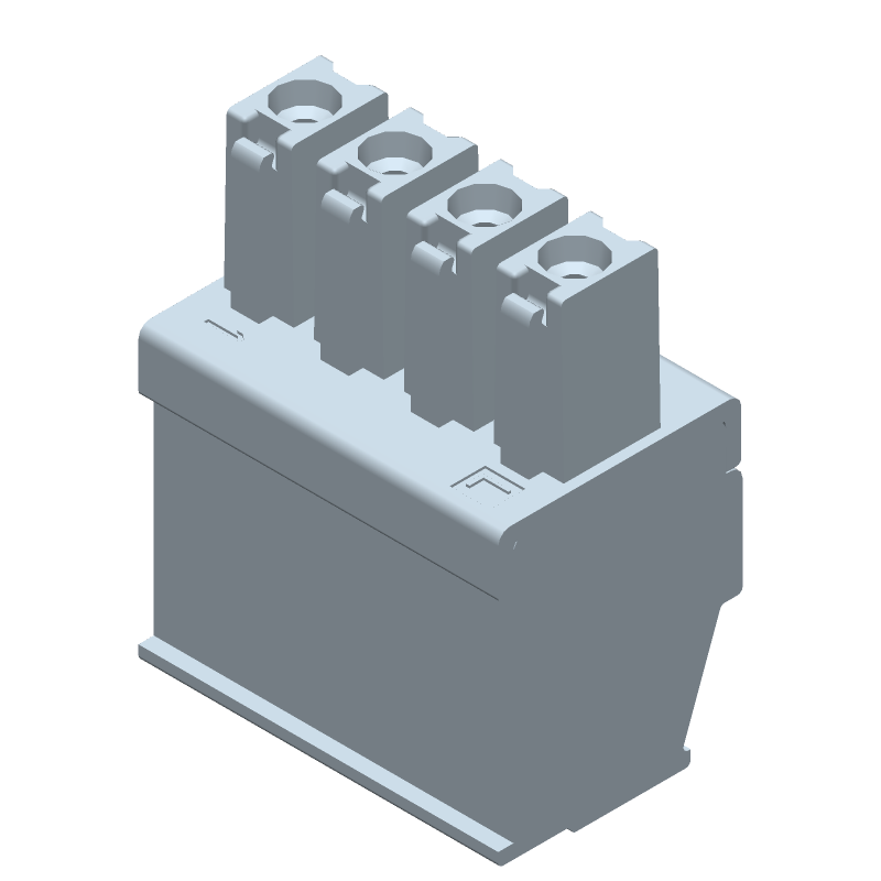 4 Pos Terminal Block, 3.81mm Pitch, 11A, 300V, Cable Mount