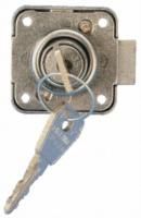 Chrome Plated Sliding Door Lock, Key to unlock