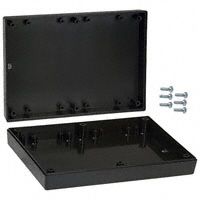 BOX ABS BLACK 6.88L X 4.88W