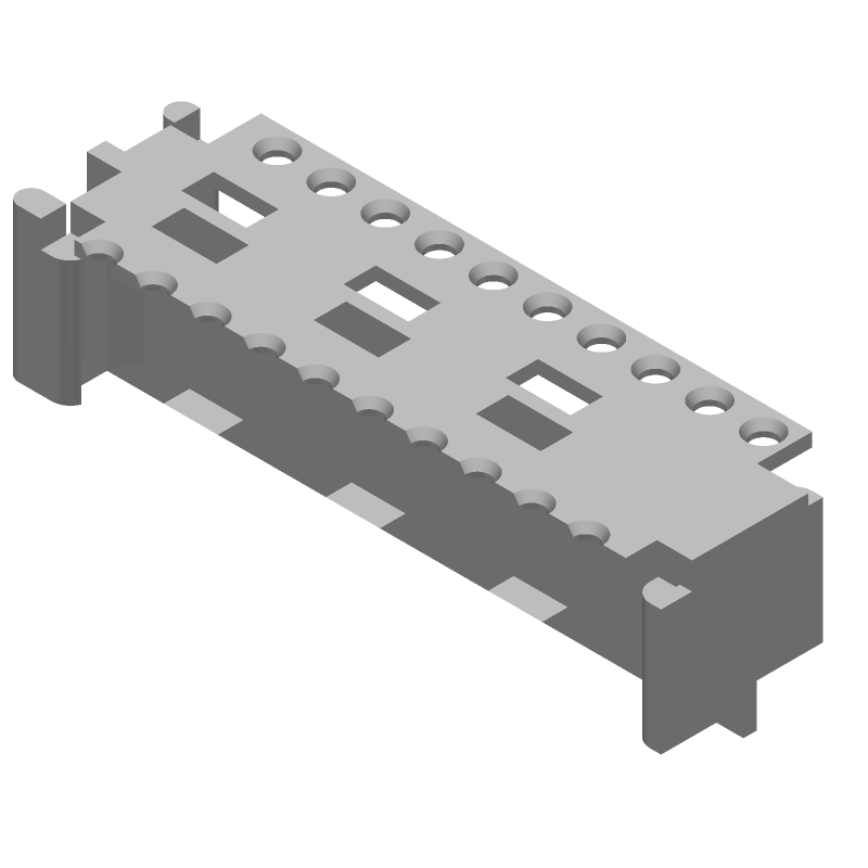 20 Pos 2 Row Wire-to-Board Connector Holder, 3A, 24AWG