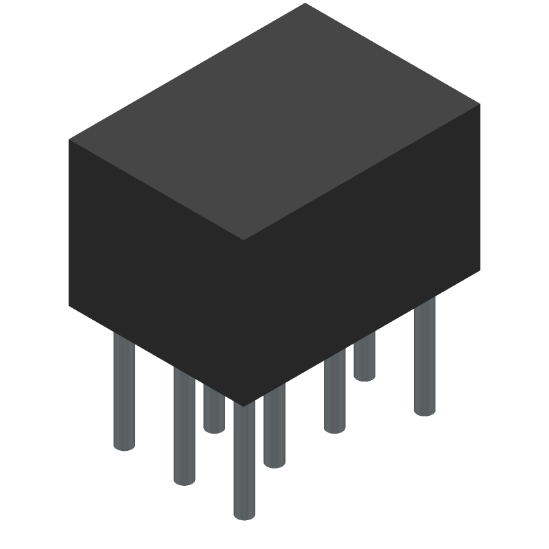 1-Digit 7-Segment Red LED Display, 6mm, 10mA, 1.8V, DIP