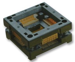 WELLS CTI         3014-100-6-08             IC & Component Socket, 3000 Series, IC Socket, 100 Contacts, 0.5 mm, Gold Plated Contacts