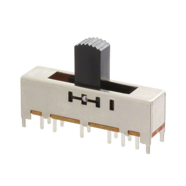 DP5T Slide Switch, 50VDC, 500mA, Through Hole, Vertical