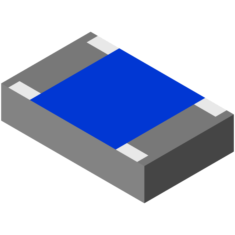 0 Ohm Jumper, 0805, 0.125W, Thin Film, SM