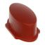 CAP TACTILE OVAL RED