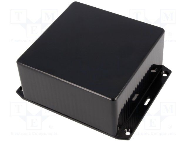 Black Acrylonitrile Butadiene Styrene Flange Mount General Purpose Enclosure