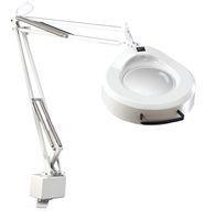 MAGNIFIER, INSPECTION, ILLUMINATED 2.25X - Arm Length:762mm; Tool Body Material:Steel; Magnification:2.25X; Body Material:Steel; Color:Light Gray;