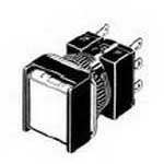 Pushbutton Switches DPDT ALT SQUARE BLUE IP65