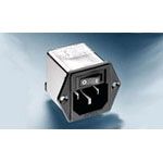 3-Pole 6A 250V AC Mains Power Connector, Male, Quick Connect