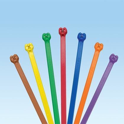 Cable Ties Dome Top Barb Nylon 6.6 Red