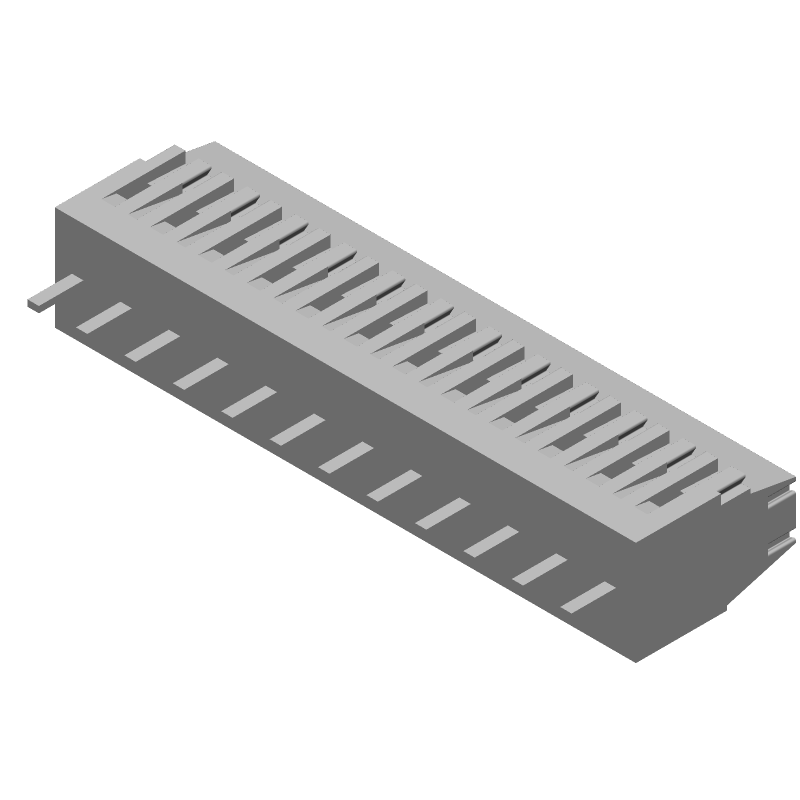 12 Pos Terminal Block, 3.81mm Pitch, 12A, 300V, Straight, Thru-Hole, Green