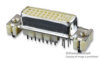 29 Pos Female Receptacle, 3A, 40V, Solder, Vertical, Modular Connector