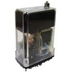 Power/Signal Relay, 4PDT, Momentary, 5000mW (Coil), 10A (Contact), 28VDC (Contact), AC Input, AC/DC Output, Through Hole-Straight Mount