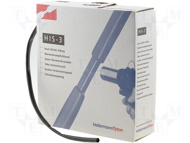 Heat Shrink Tubing ST Polyolefin Black Dual Piece