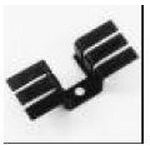 Heat Sink Passive TO-220 Horizontal Thru-Hole Aluminum 5.1°C/W Black Anodized