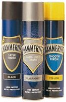 Hammerite 400mL Black Satin Spray Paint