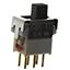 DPDT Slide Switch, ON-OFF-ON, 20VAC/20VDC, PC Pins, Thru-Hole