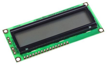 Powertip PC1602ARSD Alphanumeric Reflective LCD Monochrome Display, 2 Rows by 16 Characters