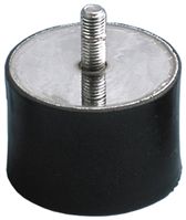 Paulstra 511200 Stud Mount M6 40daN 1.5mm Male Only Natural Rubber