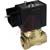 Process Solenoid Valve,  pilot operated, zero differ,  3/8 port,  NC, 110VAC, conduit