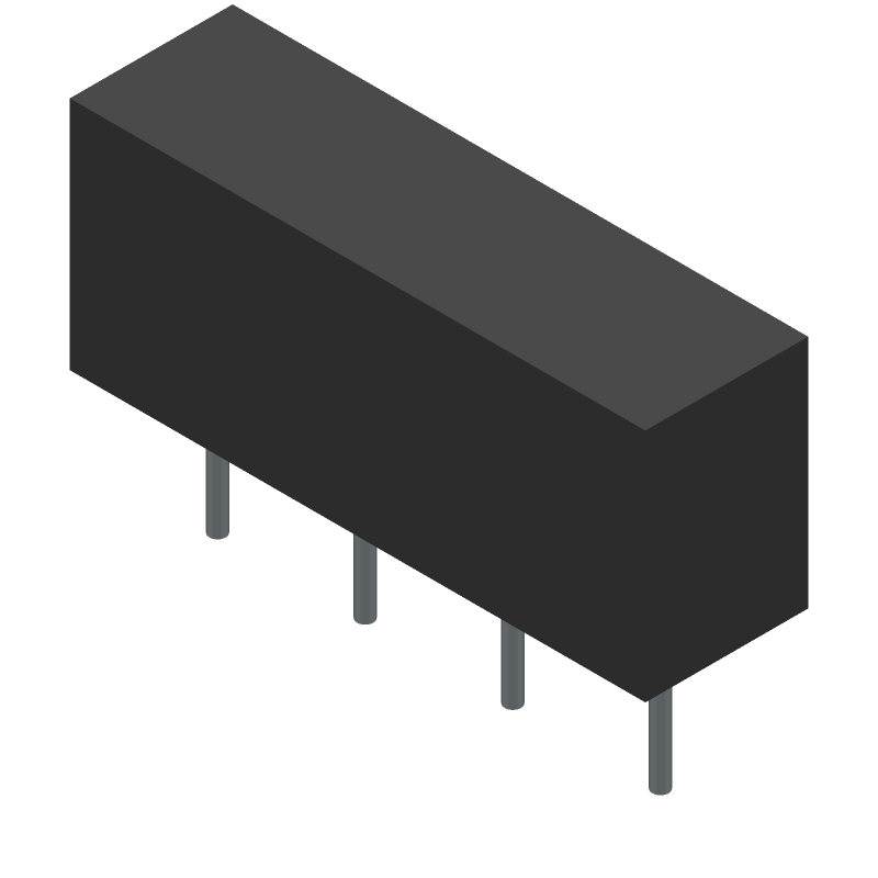Reed Relay SPST-NO 5VDC 500mA 500R THT SIP