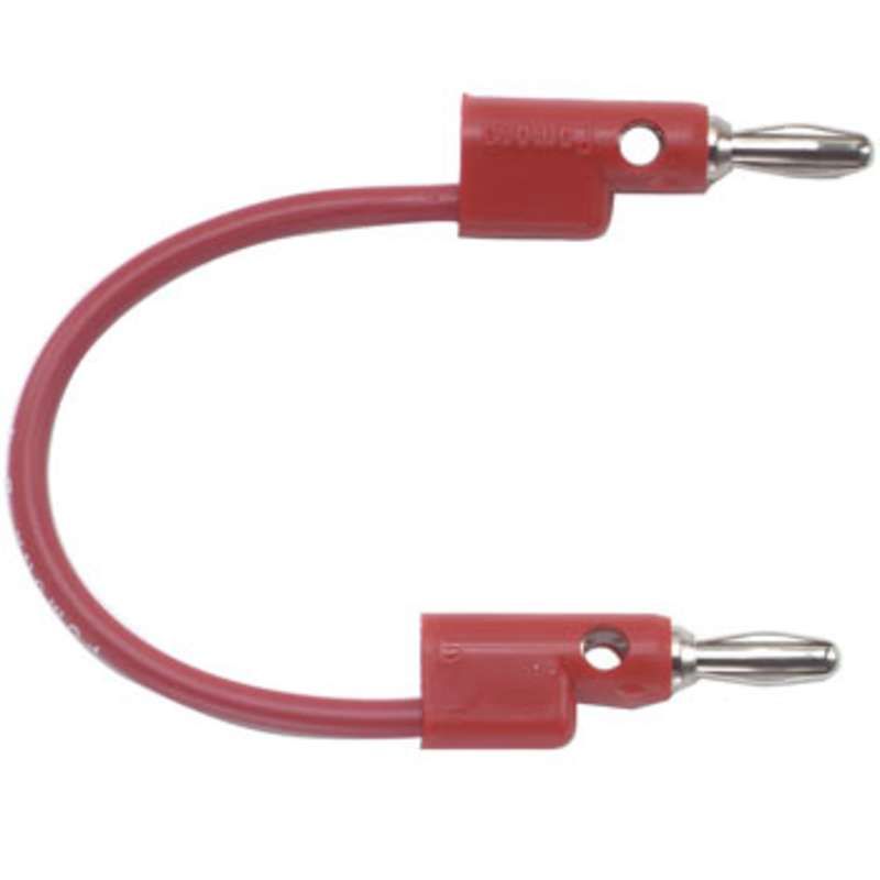 Red Banana to Banana Test Lead, 15A, 5kV DC, 1.83m, 18AWG