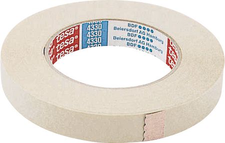 Soldering masking tape, 25mmx50m beige 25 mmx50 m, 4330 50X25, Tesa