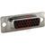 connector, d-sub, high density receptacle, 26 solder cup socket cont(size 15 shell)