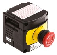 Bartec ComEx NO/NC Control Station Switch, IP66, IP67 Black Thermoplastic +60C -55C Red Emergency Stop