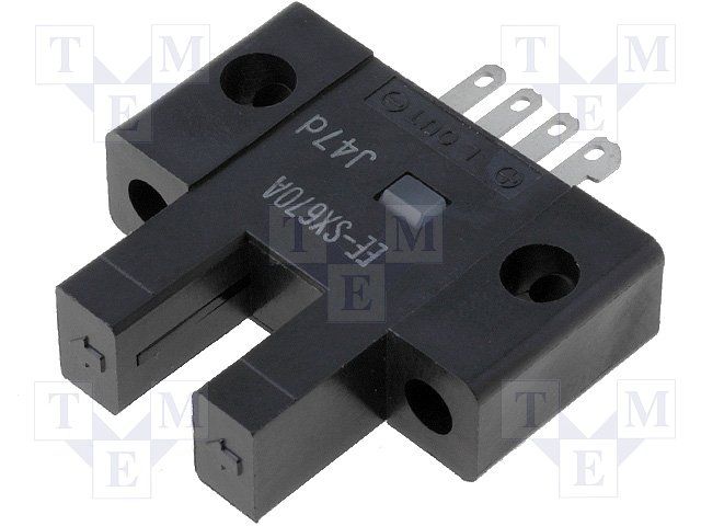 NPN Photoelectric Sensor, 5mm, 24VDC, 1ms, IR