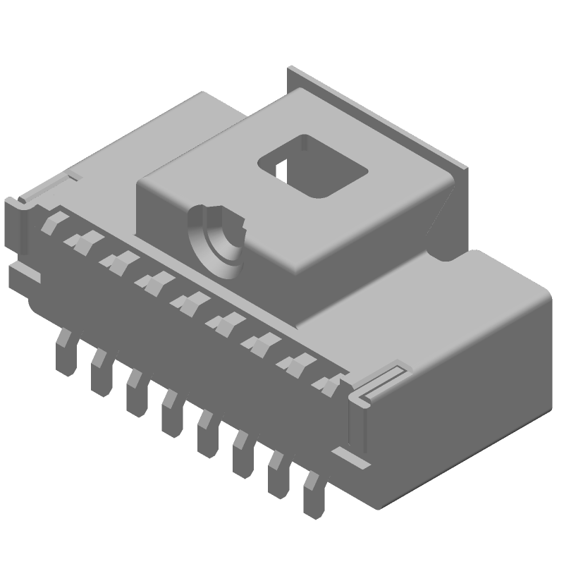 Conn Shrouded Header (4 Sides) HDR 8 POS 1mm Solder ST SMD Pico-Clasp™ T/R