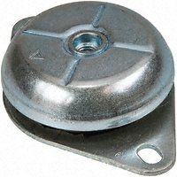 FIBET Bell Mount, 3.5mm CFBMH923512W 175daN 92mm, Natural Rubber, Zinc Plated Steel M12