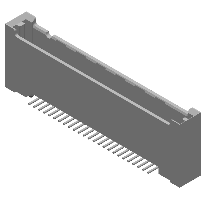 50 Pos SD/microSD Card Socket, Straight, SMD, 0.5A, Gold/Tin