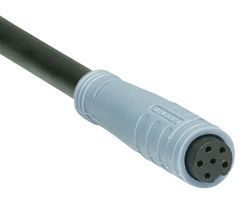 SCHMERSAL         A-K6P-M8-R-G-5M-GY-1             CONNECTOR, CABLE, M8 6-POLE 5M