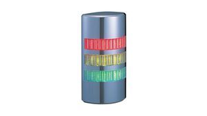 LIGHT TOWER, 3 - LIGHT, 24V AC/DC, RED, YELLOW, GREEN, WALL MOUNT