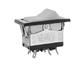 Switch Rocker ON OFF (ON) DPDT Solder Lug Rocker 10A 250VAC 30VDC 30000Cycles