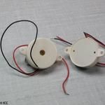 Audio Piezo 30Vp-p 10Vp-p 80dB 5000Hz to 6000Hz Flange Mount Wire Lead