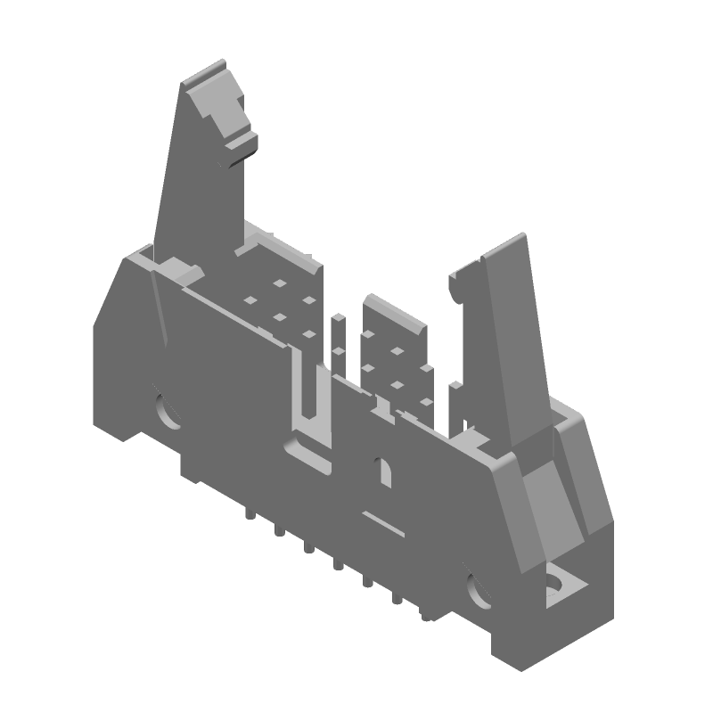 14 Pos 2 Row 2.54mm Pitch Vertical Header, 1A, Gold Contact