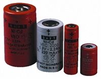 Saft 1.2V 2/3 A NiCd Rechargeable Battery, 670mAh