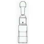 Switch Toggle ON ON DPDT Locking Lever IWTS 5A 115VAC 28VDC Panel Mount with Threads