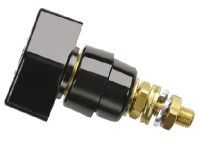 Schutzinger 4mm Black Terminal Post, 1000V, 63A, M6 x 0.75 Thread