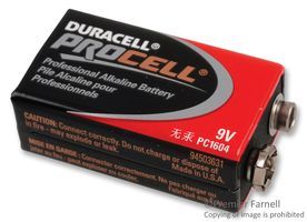 Consumer Battery & Photo Battery 9V 565 mAh