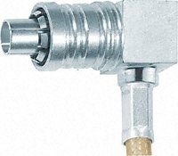 IMS 50 Right Angle Cable Mount N Connector, Plug, Crimp, Solder Termination, 11GHz, RG142 B/U, RG400/U