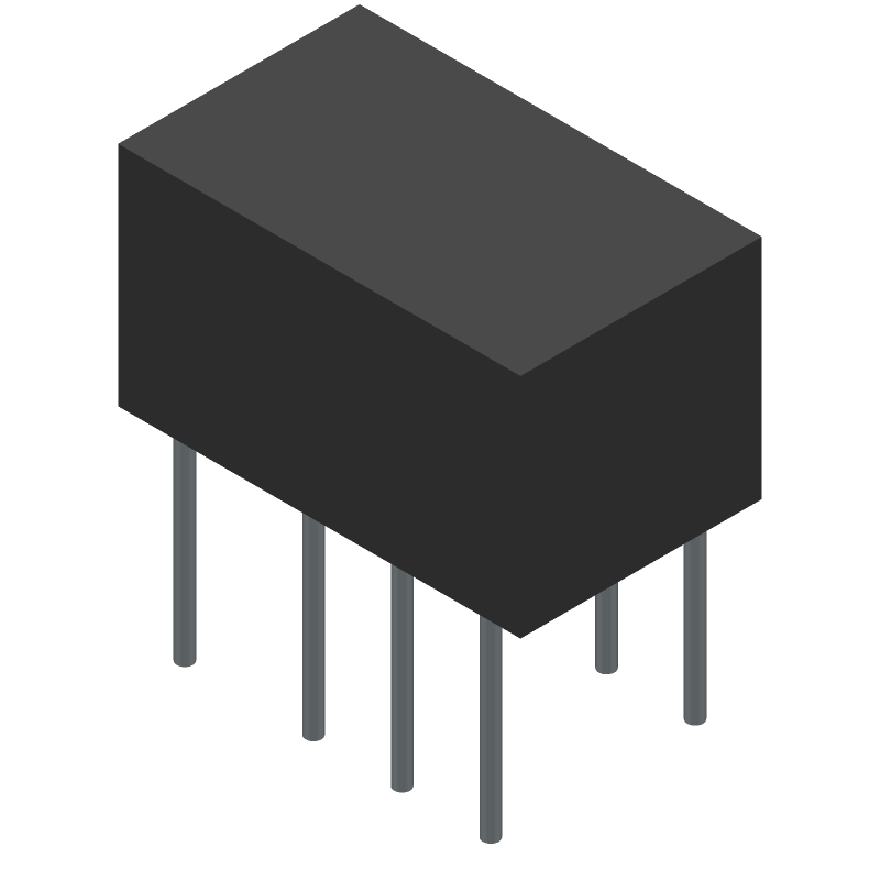 RELAY TELECOM DPDT 3VDC THT