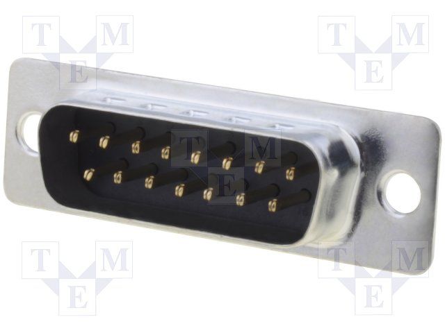D-Sub Standard Connectors 15P MALE STRAIGHT PCB MOUNT