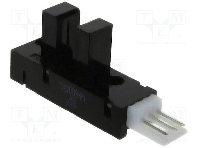 Photointerrupter Transmissive 5mm Photologic, Open Collector 3-Pin
