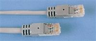 1m U/UTP, PVC Cat5e Ethernet Cable Assembly Grey