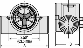 Sensor,  Flow,  5-30GPM,  13.8BAR,  19.05MM,  Brass,  3/4" NPT