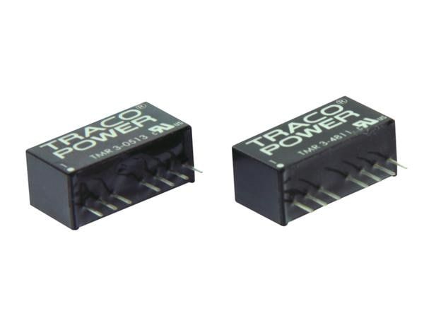 Isolated DC/DC Converter, 3W, 5Vout, 600mA, SIP, 1.5kV Isolation